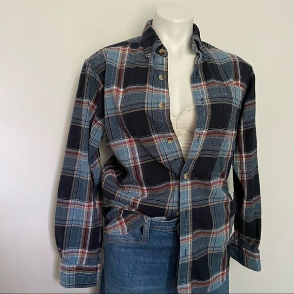 Red Head Brand Thick Cotton Flannel Work Shirt - Picture 2 of 8